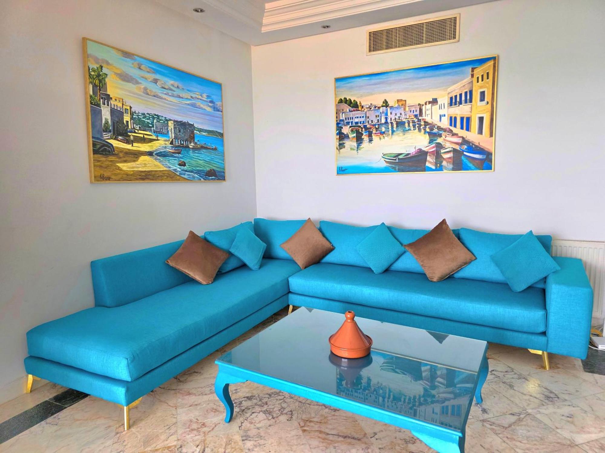 La Perle Bleue Apartment Ла Гулет Екстериор снимка